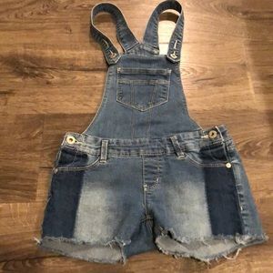 Arizona Jean short overalls girls size 8